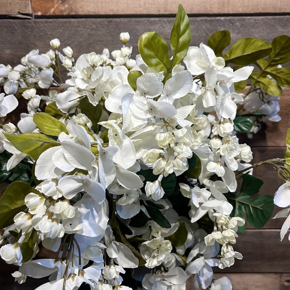 Giant White Wisteria Bush Floral Arrangement - Picture 2 of 5